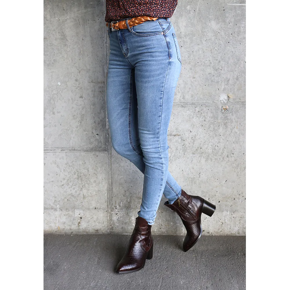 New mid rise slim jeans blue