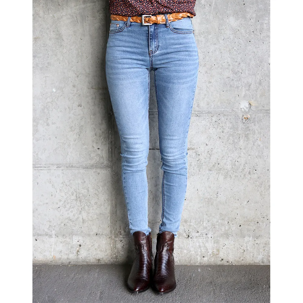 New mid rise slim jeans blue
