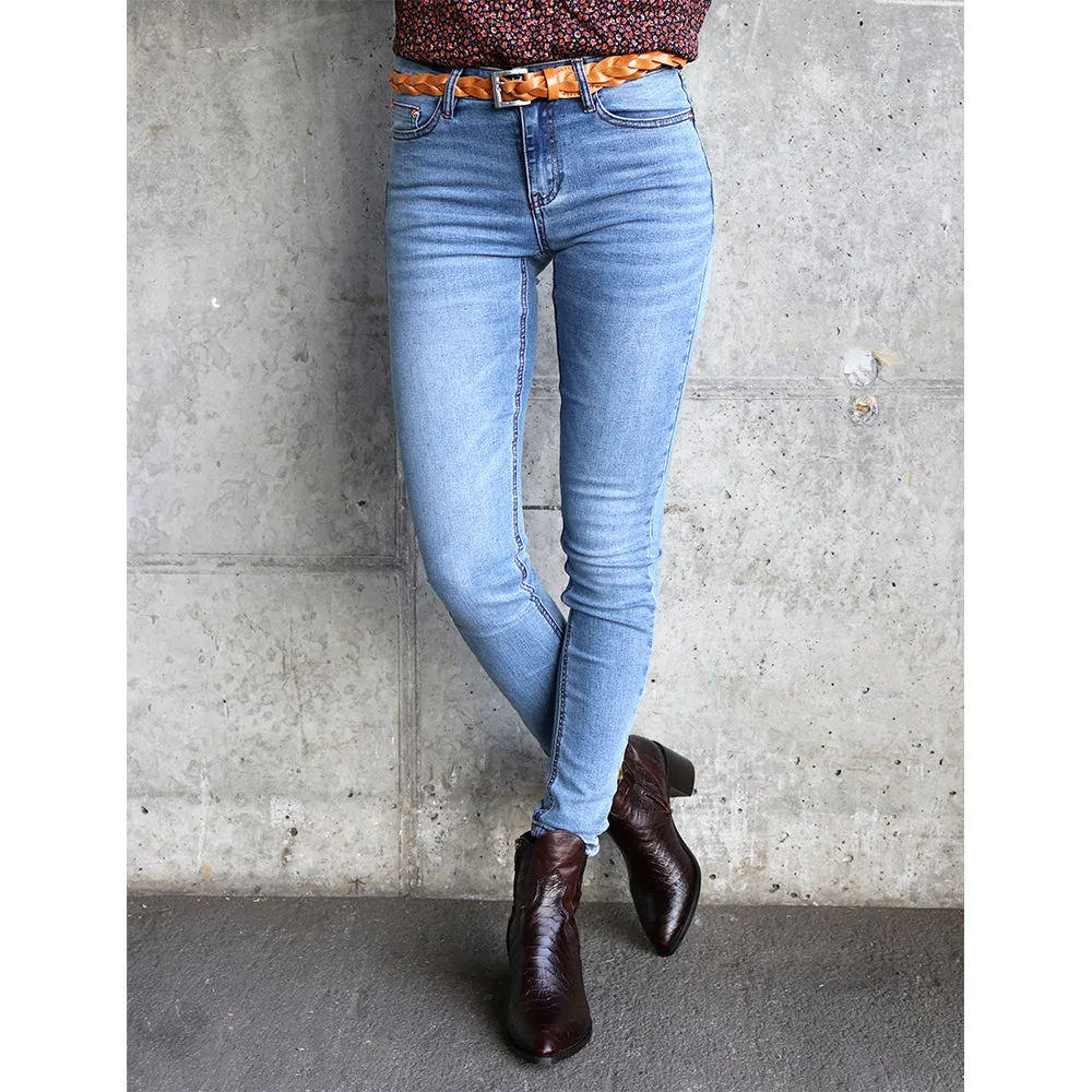 New mid rise slim jeans blue