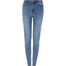 New mid rise slim jeans blue