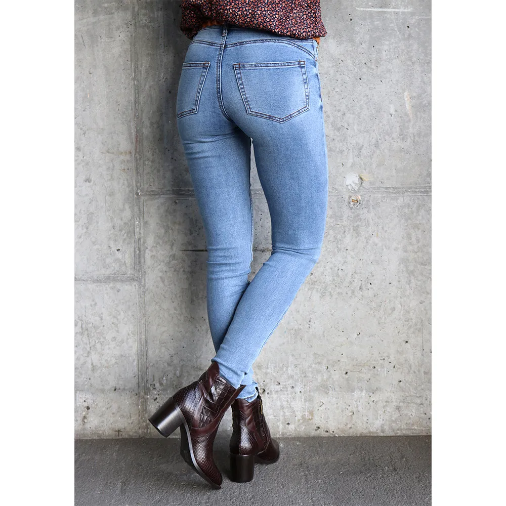 New mid rise slim jeans blue