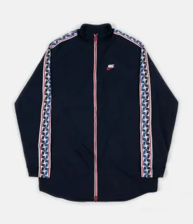 Nike Taped Poly Track Jacket - Obsidian / Sail