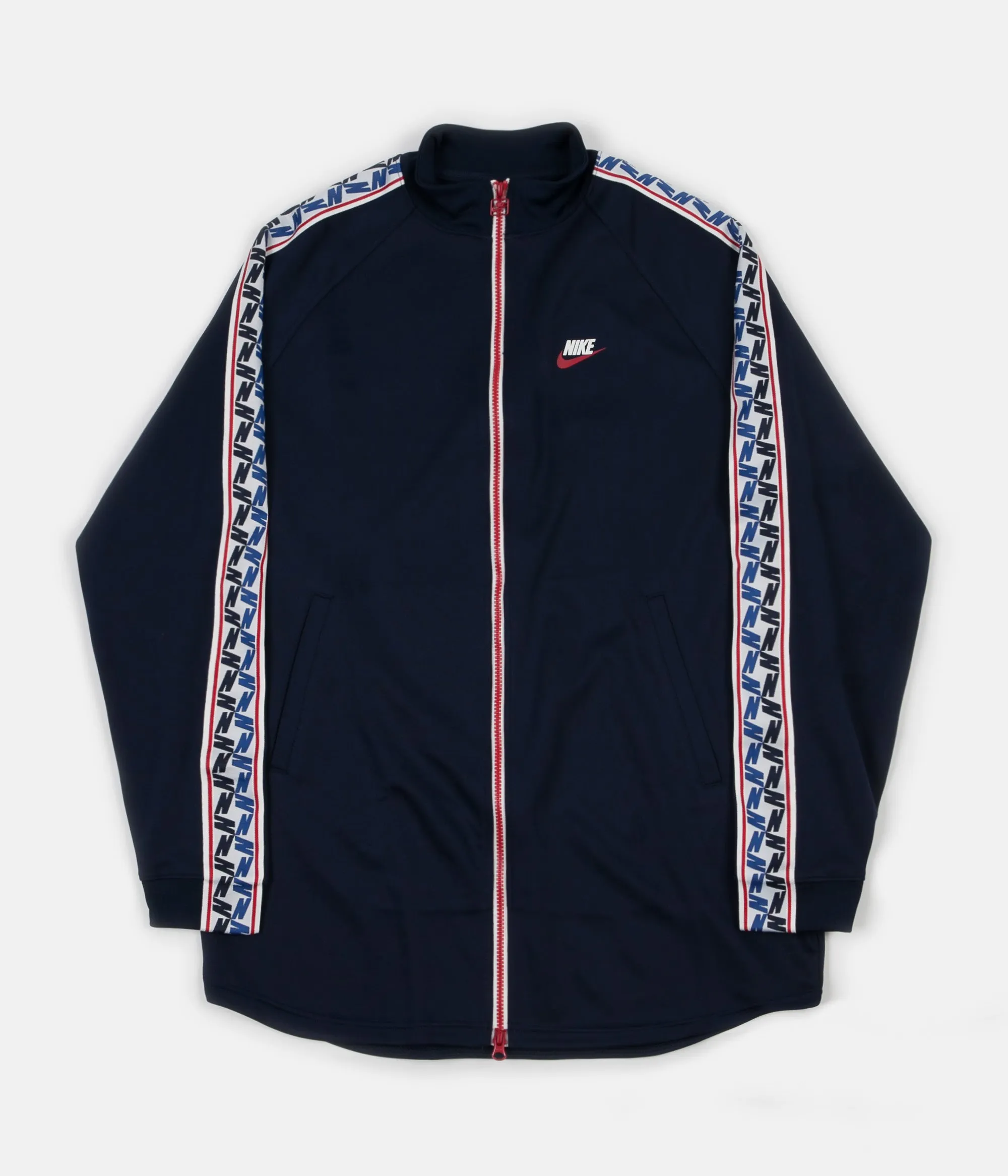 Nike Taped Poly Track Jacket - Obsidian / Sail