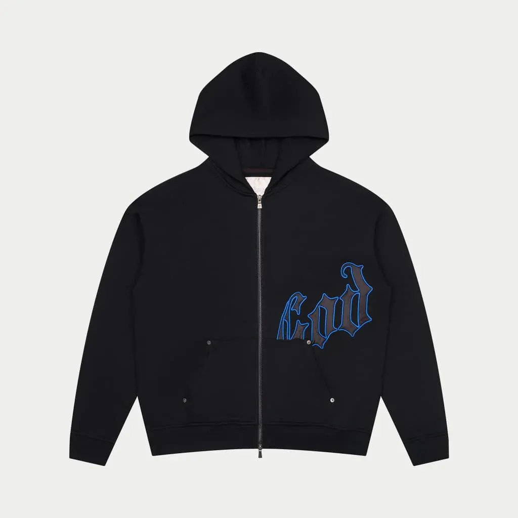 OG Logo Sweatsuit V2 (Blk/Royal Blue) - GOGLSWTV2RBLU