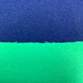 Orient Blue/Jade Reversible Crepe Suiting Fabric