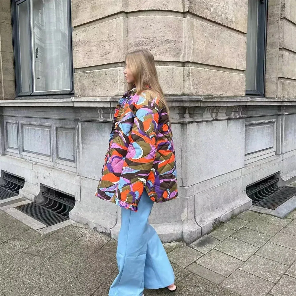 Oversized Throwback Cotton Coat