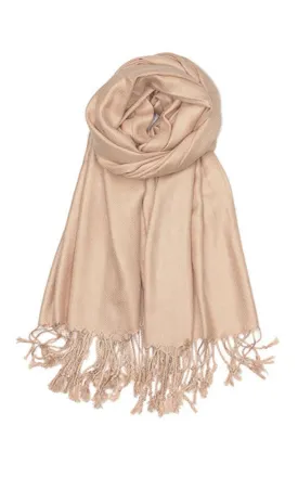 PP001-29 Champagne Pashmina Scarf