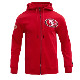 Pro Standard Men's San Francisco 49ers 4-Hit Full-Zip Hoodie-Scarlet