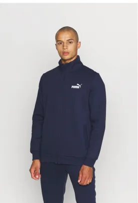 Puma Tuta da uomo in cotone garzato Clean Sweat Suit TR 585840 26 navy