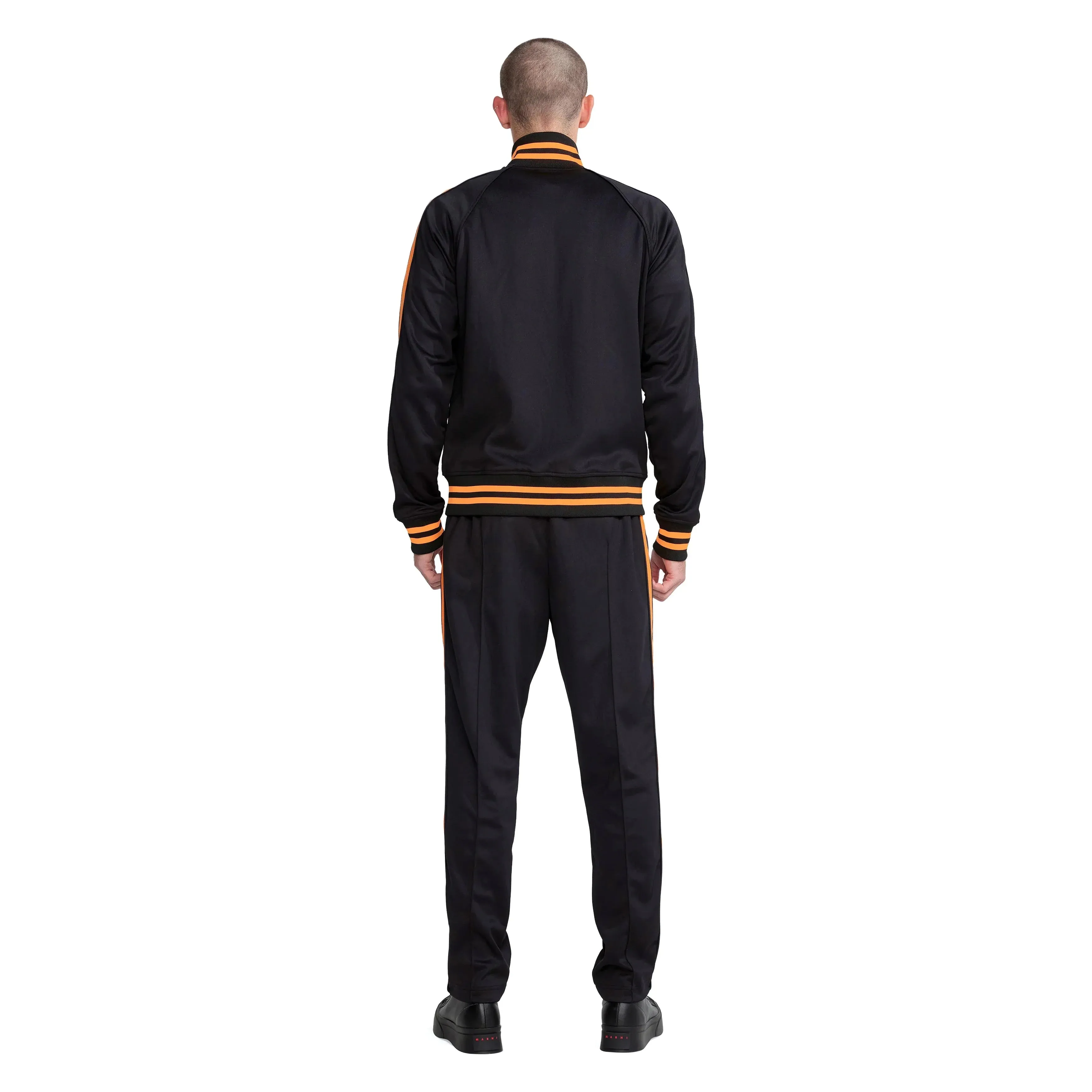 Purple Brand P414 Double Stripe Black Track Jacket