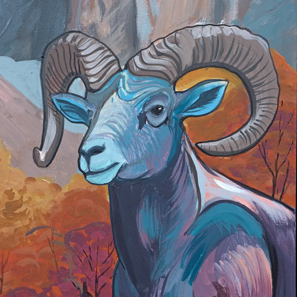 REDROCK RAM original painting
