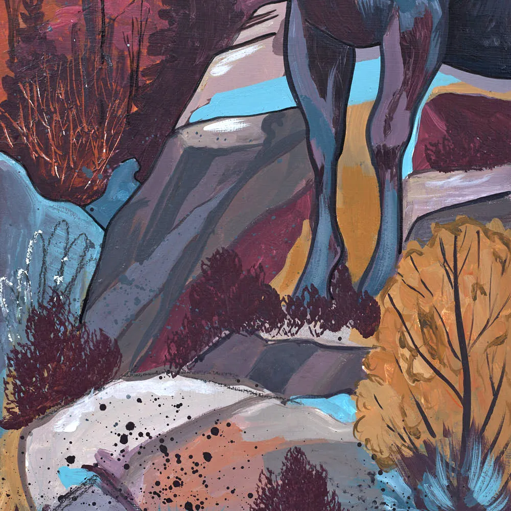 REDROCK RAM original painting