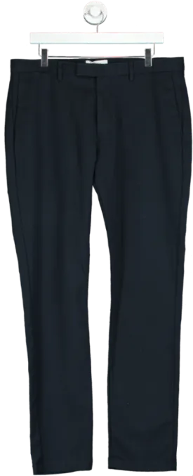 Reiss Blue Slim-Fit Stretch Chinos UK W36