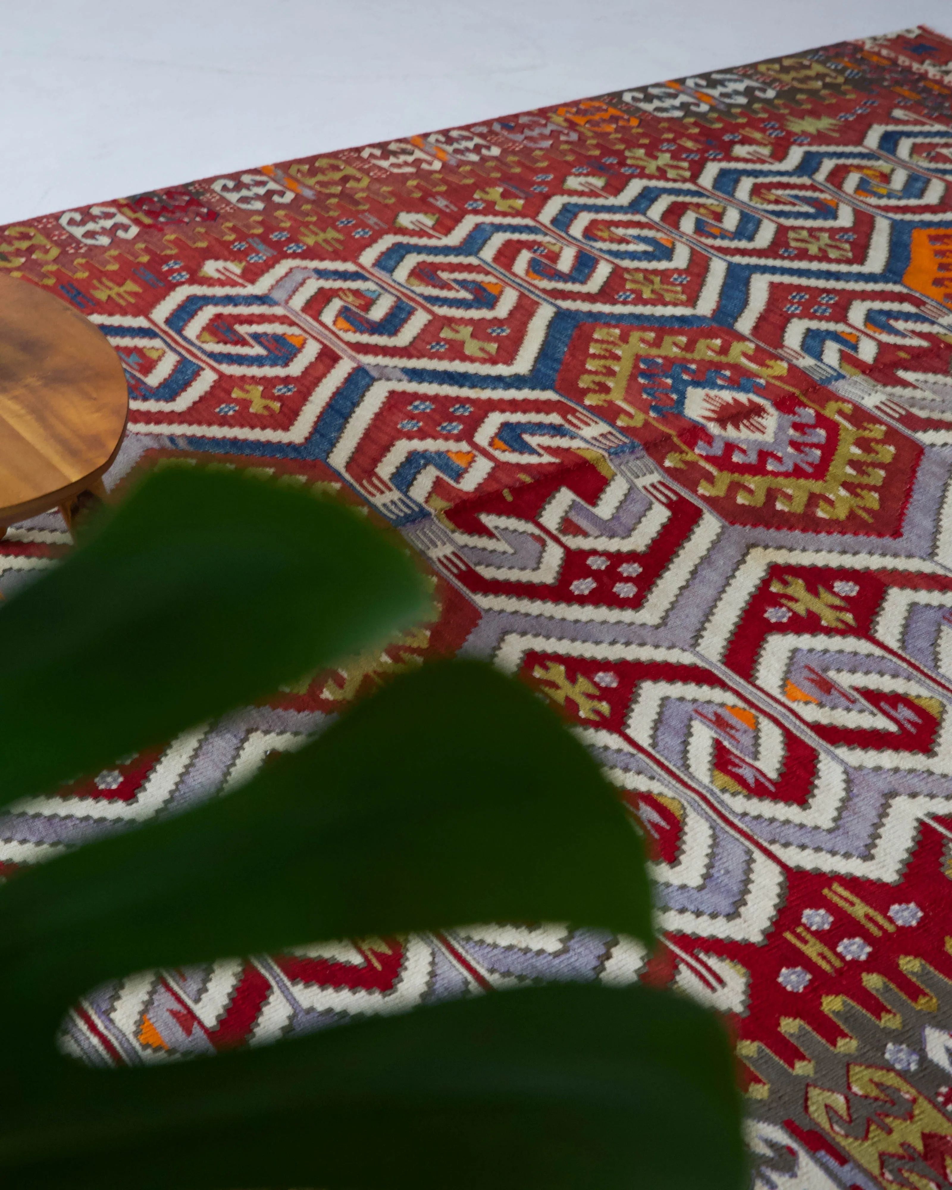 Semi-antique Aydin Kilim Rug 6'7"x9'7"