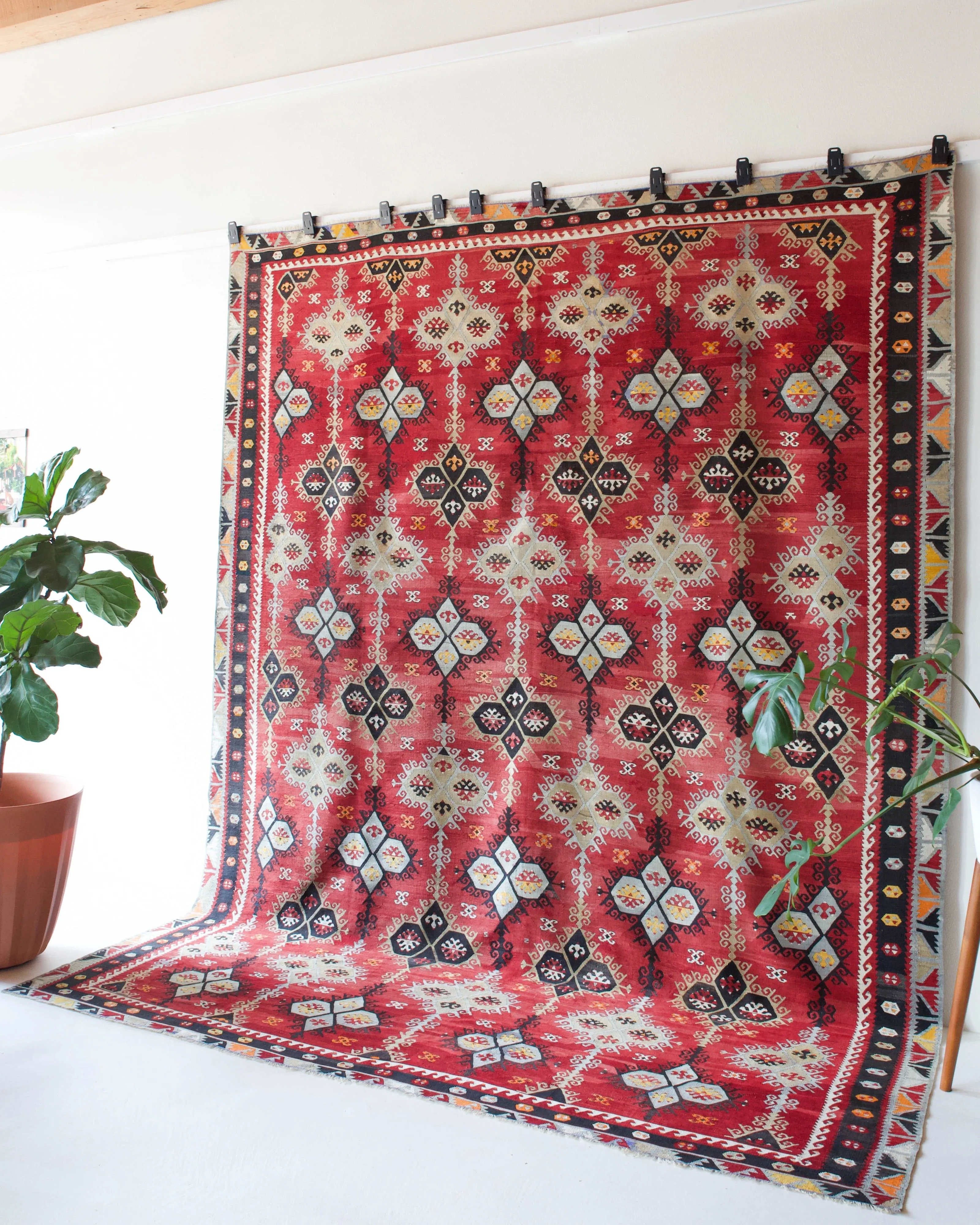 Semi-Antique Sivas Sarkisla Kilim Rug 9'3"x12'