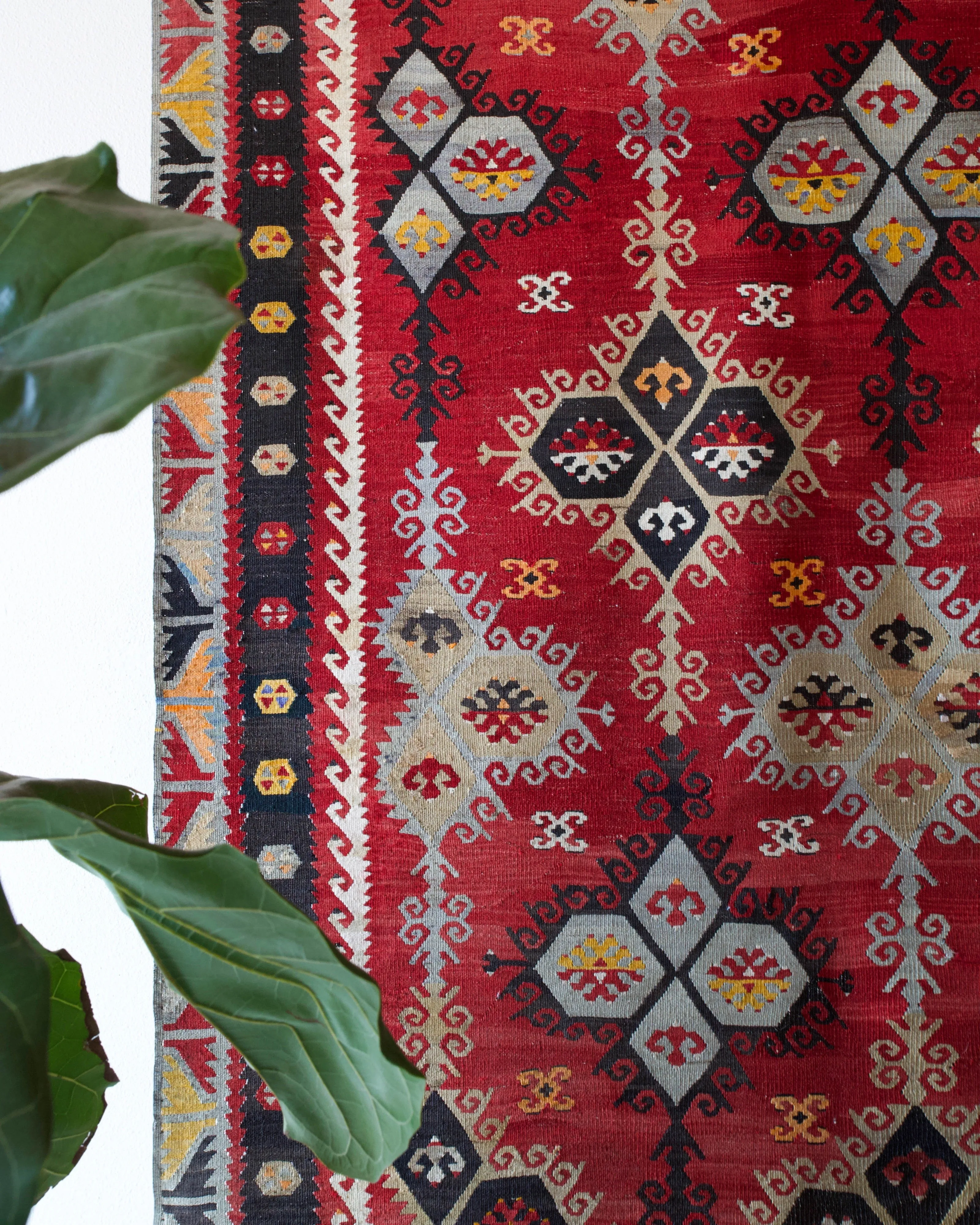 Semi-Antique Sivas Sarkisla Kilim Rug 9'3"x12'