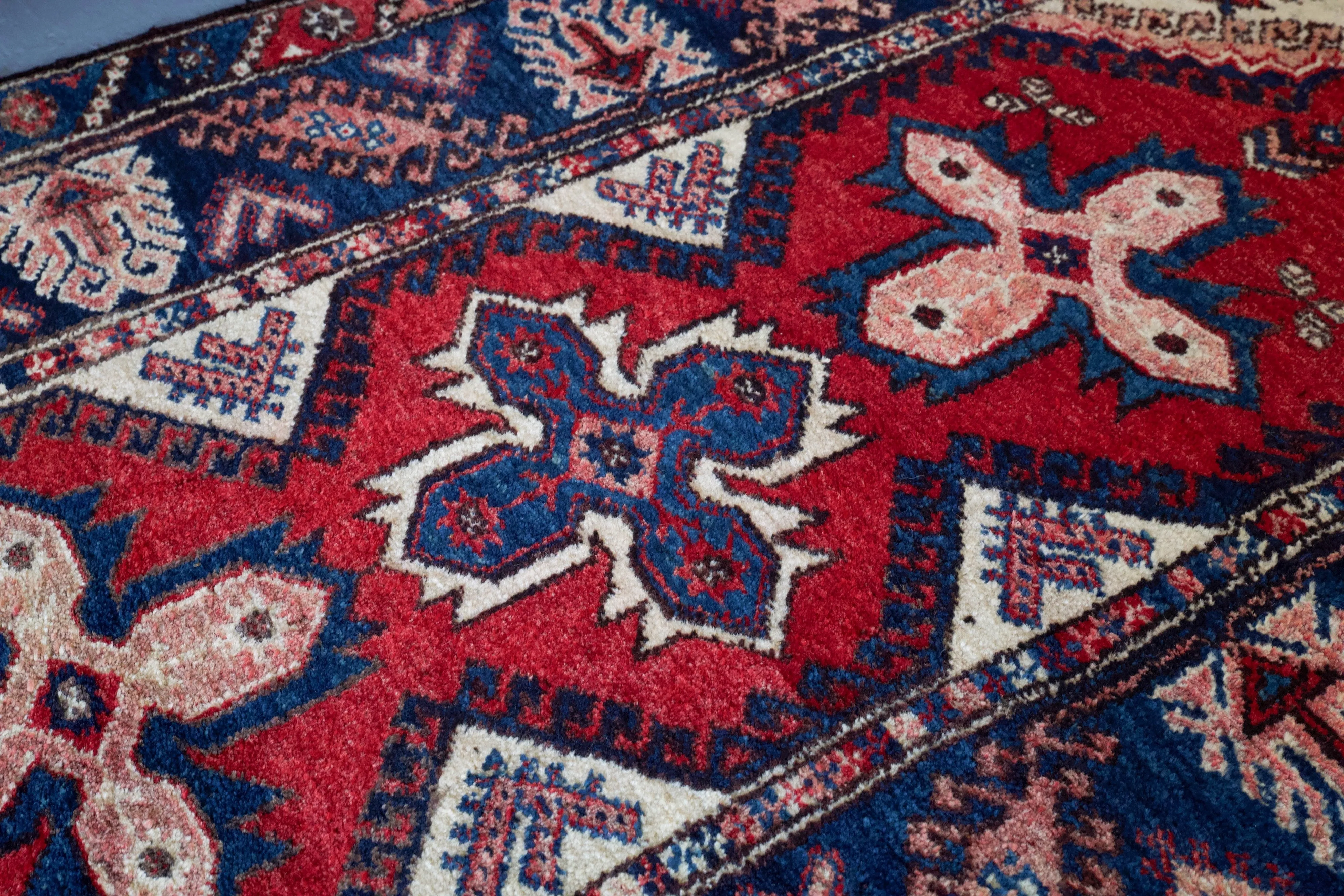 Semi-Antique Turkish Dosemealti Rug  4' x 6'9"