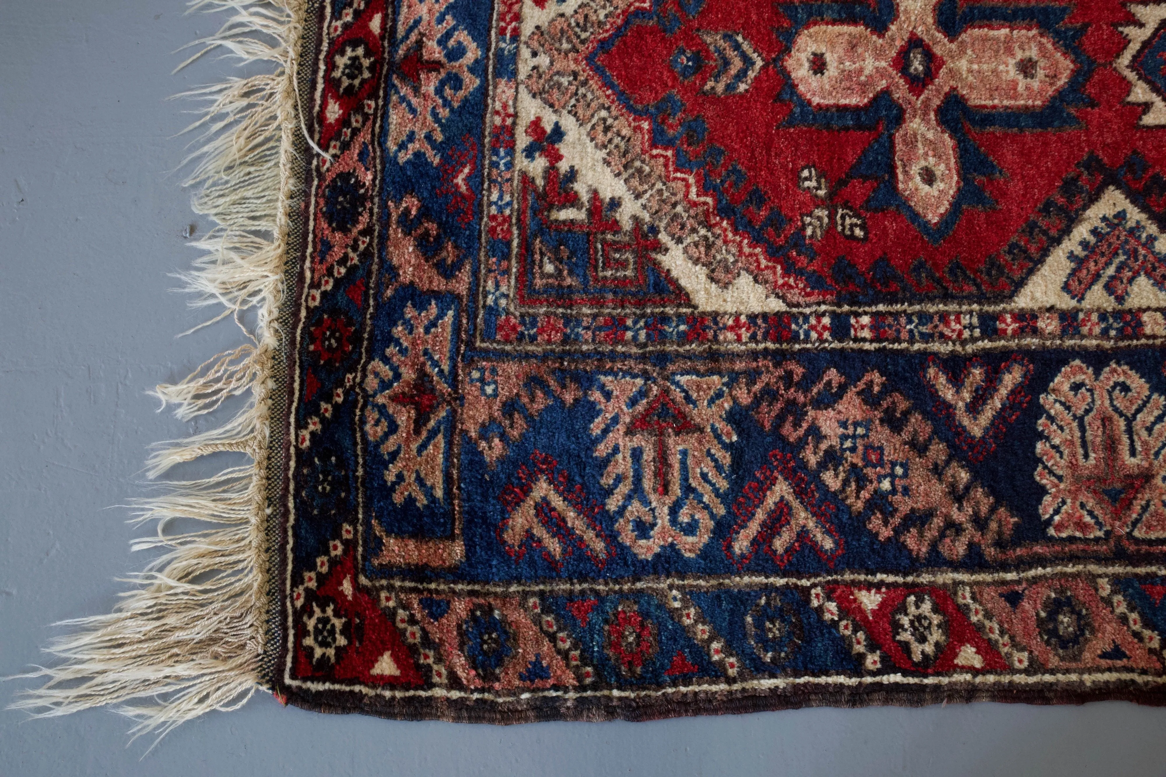 Semi-Antique Turkish Dosemealti Rug  4' x 6'9"