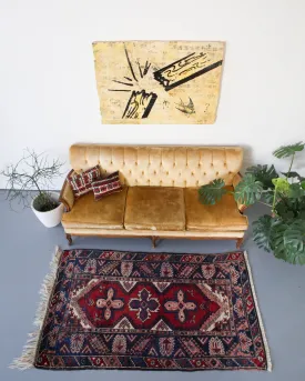 Semi-Antique Turkish Dosemealti Rug  4' x 6'9"