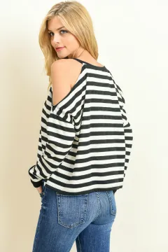 Sexy Cold Shoulder Top