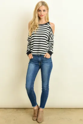 Sexy Cold Shoulder Top