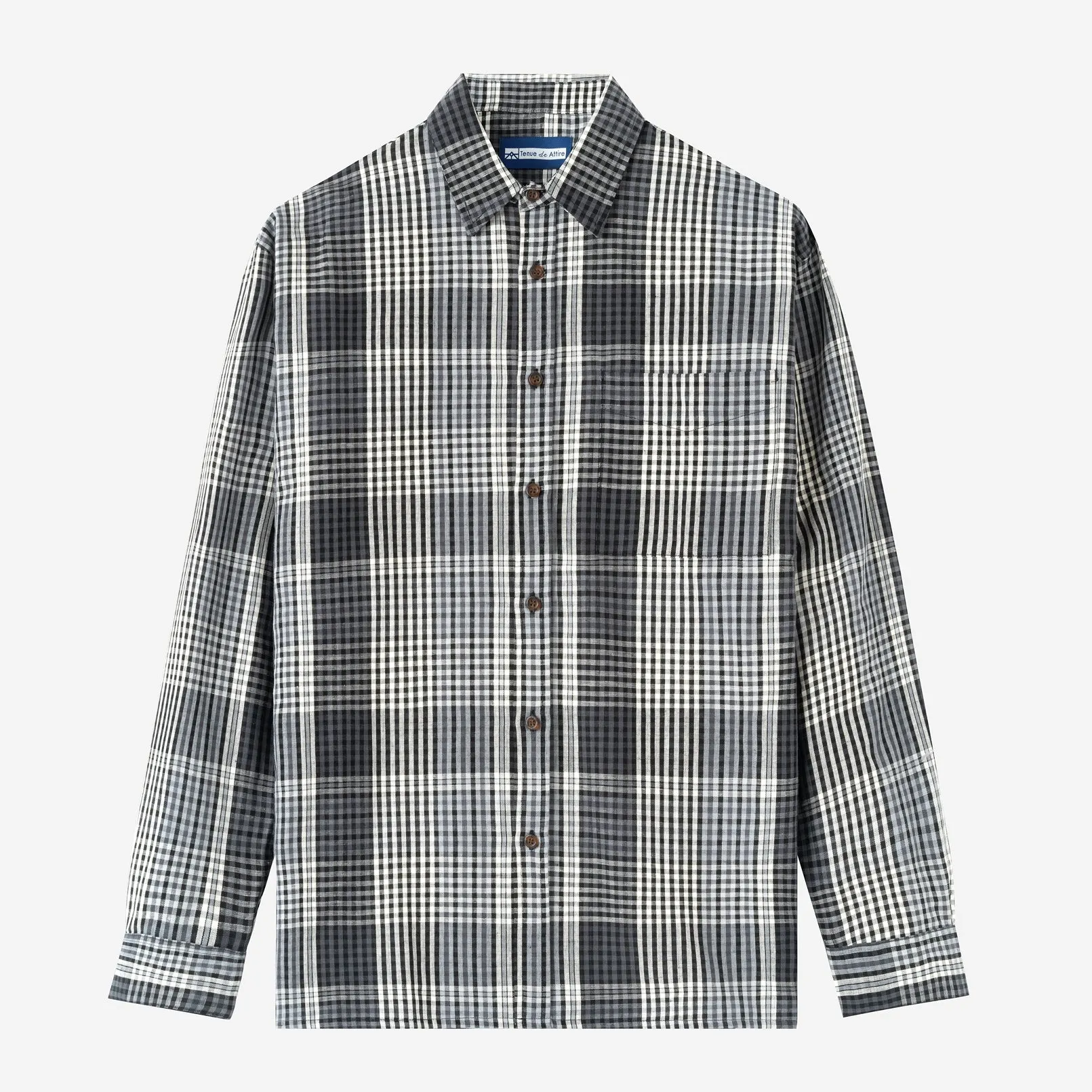Summer Classic Long Sleeve Shirt - Black Grey