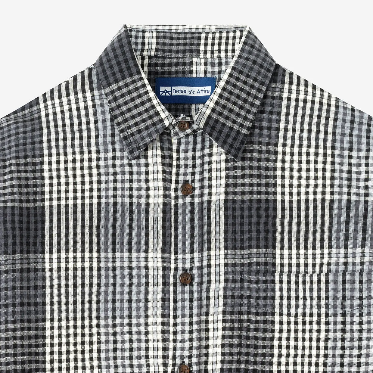 Summer Classic Long Sleeve Shirt - Black Grey
