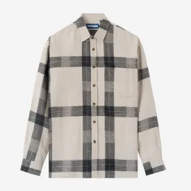 Summer Classic Long Sleeve Shirt - Black Khaki