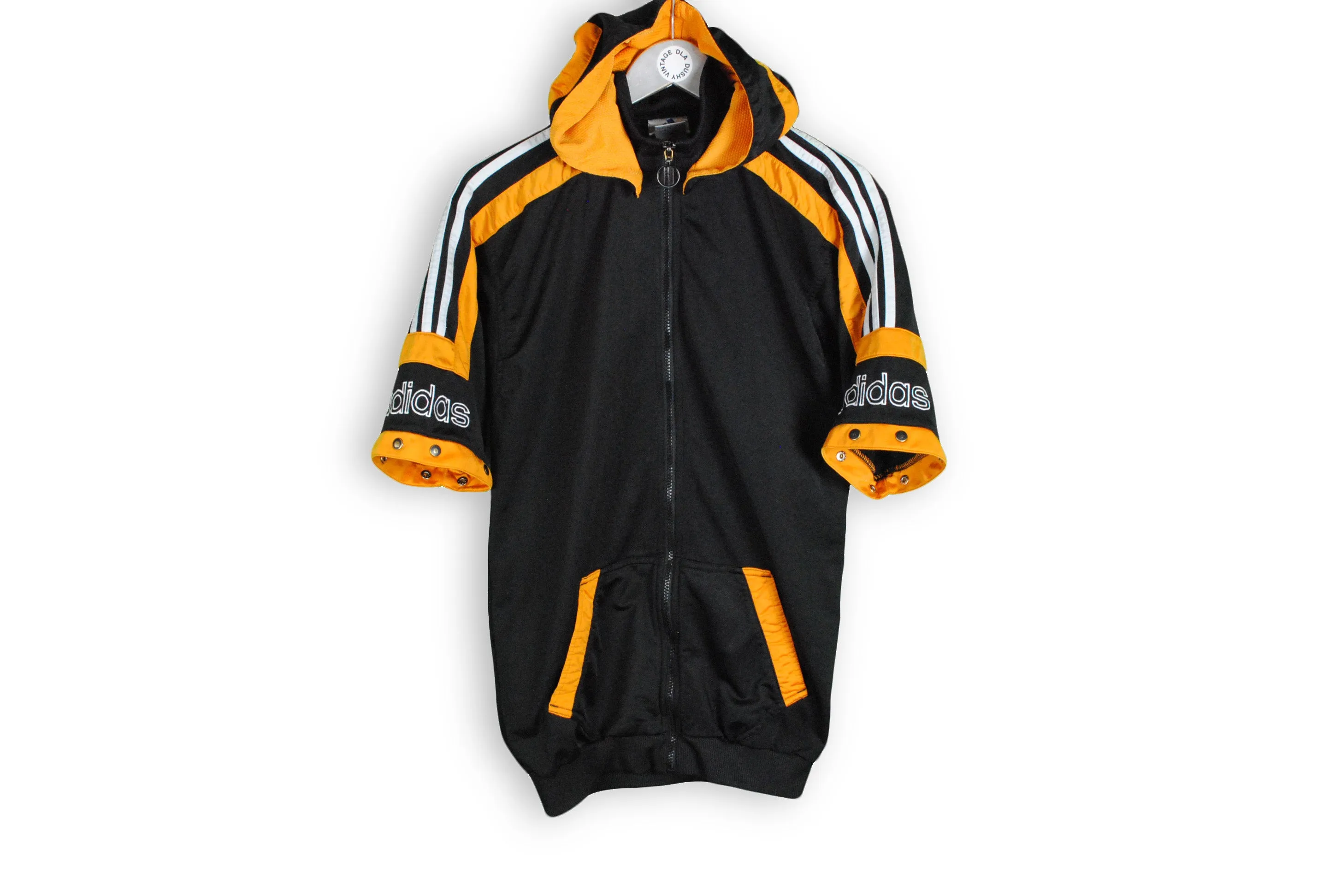 Vintage Adidas Half Sleeve Track Jacket Medium