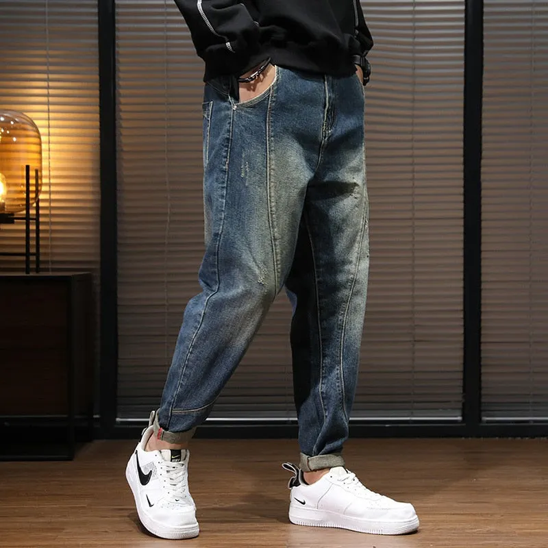 West Louis™ Loose fit Streetwear Casual Jeans