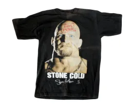 WWF STONE COLD 100% PURE T-SHIRT MED